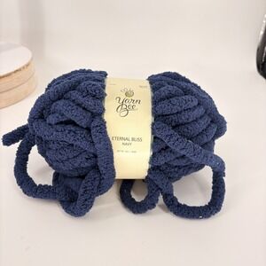 Yarn Bee Eternal Bliss Navy Blue Chunky Knit Yarn Hobby Lobby 8 oz 28 yds
